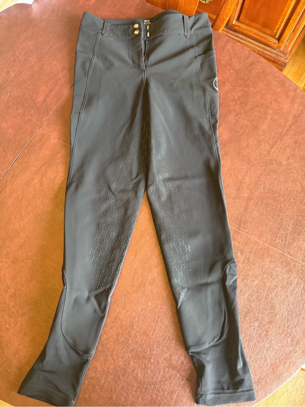 Free ride Equestrian pro breeches black 30” used